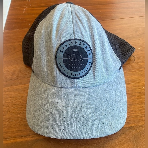 Travis Matthew Sorry 4 Being Awesome Trucker Hat - Picture 1 of 5